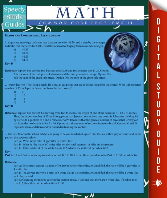 Math Common Core Problems Il (Speedy Study Guides), PDF eBook
