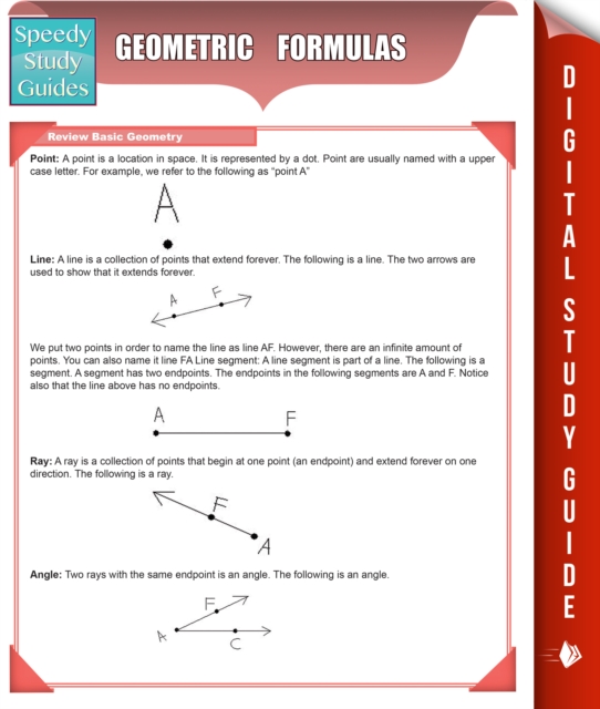 Geometric Formulas (Speedy Study Guides), PDF eBook