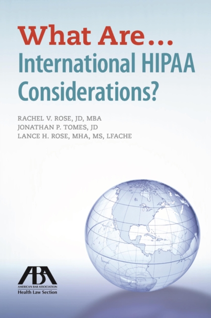 What are...International HIPAA Considerations?, Paperback / softback Book