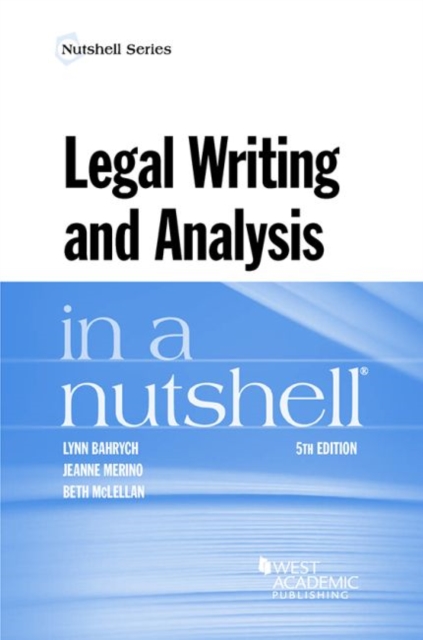 Legal Writing and Analysis in a Nutshell, Paperback / softback Book