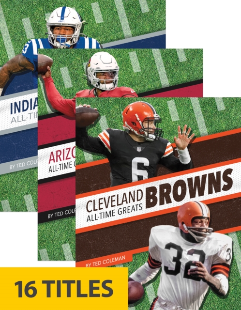 NFL All-Time Greats Set 2 (Set of 16), Hardback Book