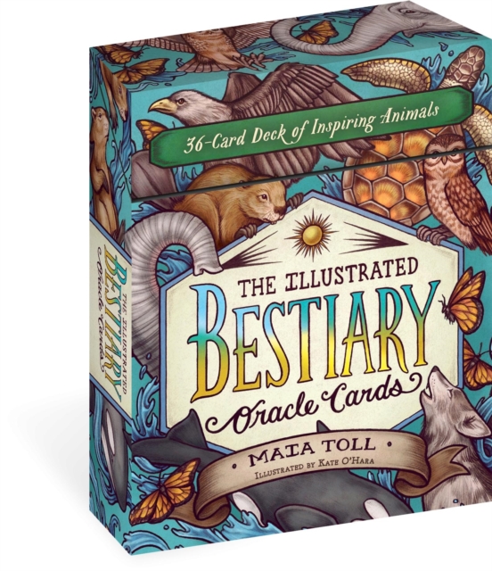 The Illustrated Bestiary Oracle Cards : 36-Card Deck of Inspiring Animals, Cards Book