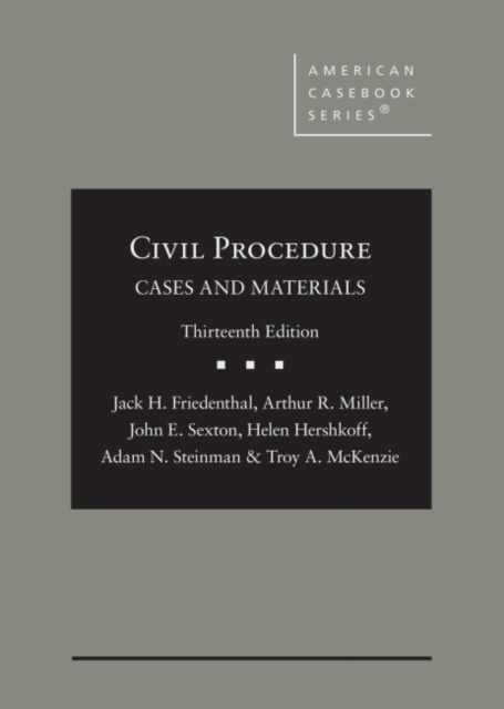 Civil Procedure : Cases and Materials, Hardback Book