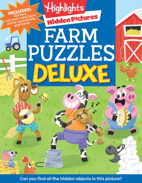 Farm Puzzles Deluxe, Paperback / softback Book