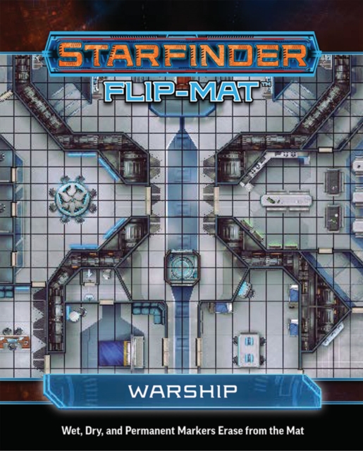 Starfinder Flip-Mat: Warship, Game Book