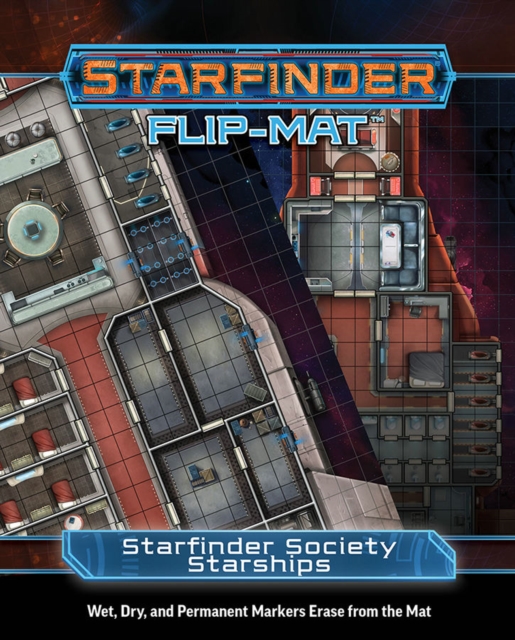 Starfinder Flip-Mat: Starfinder Society Starships, Game Book
