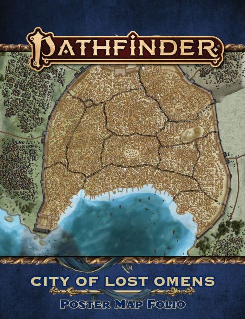 Pathfinder Lost Omens: City of Lost Omens - Poster Map Folio (P2), Paperback / softback Book