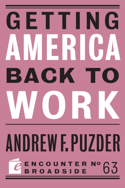 Getting America Back to Work, EPUB eBook
