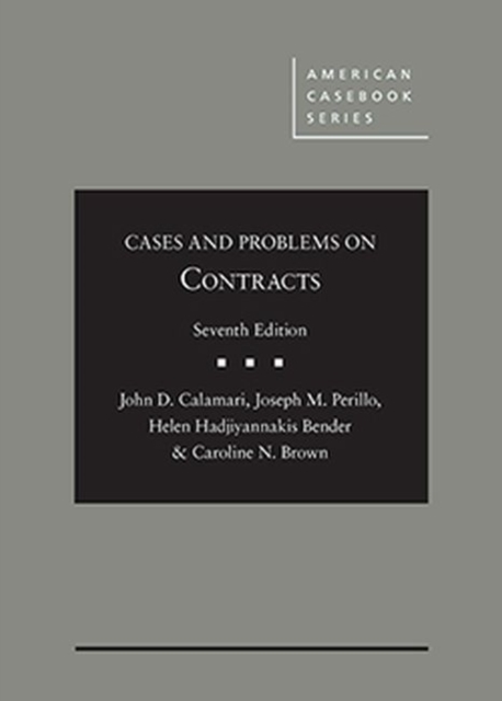Cases and Problems on Contracts - CasebookPlus, Hardback Book
