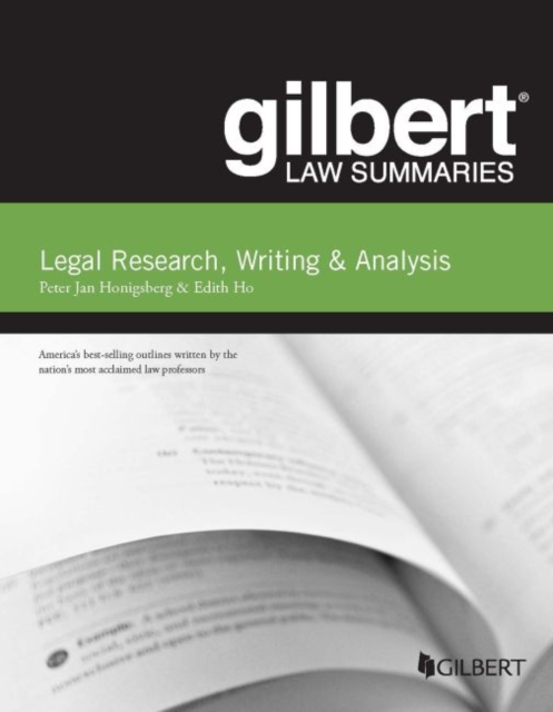 Gilbert Law Summary on Legal Research, Writing & Analysis, Paperback / softback Book