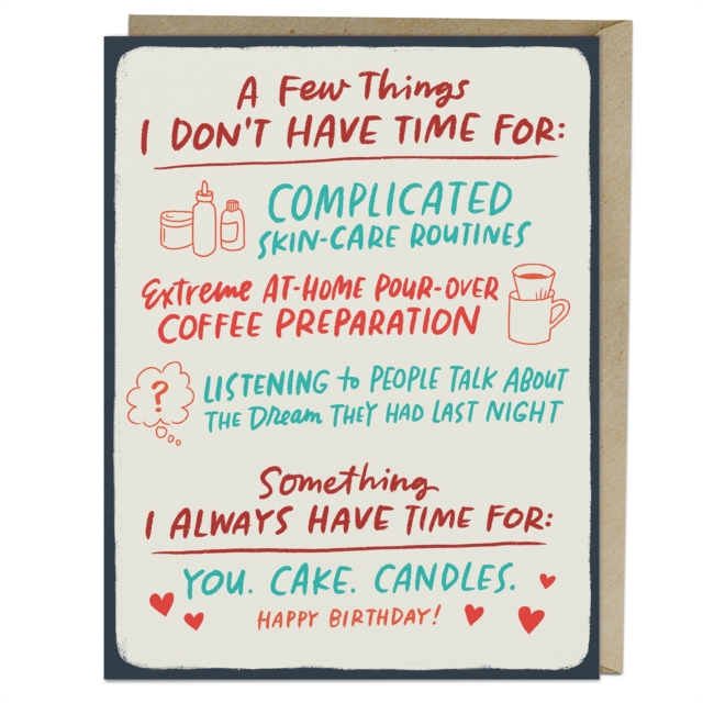 6-Pack Em & Friends You Cake Candles Birthday Greeting Cards, Multiple-component retail product, shrink-wrapped Book