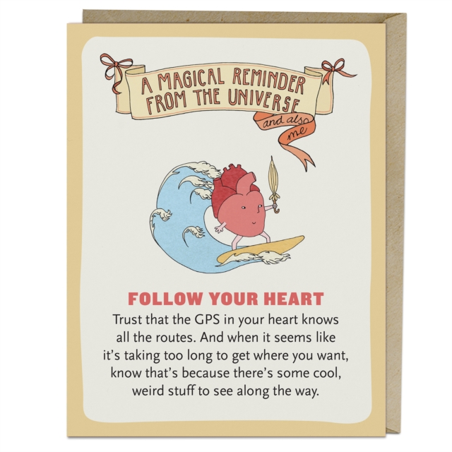6-Pack Em & Friends Follow Your Heart Affirmators! Greeting Cards, Multiple-component retail product, shrink-wrapped Book