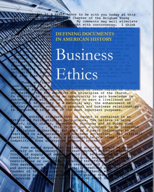 Business Ethics, Hardback Book