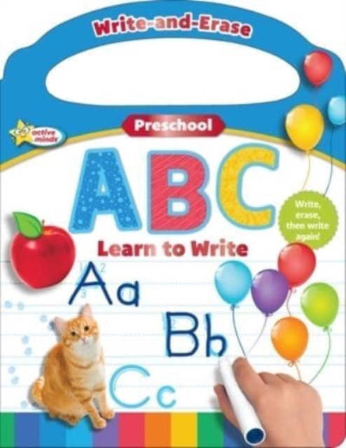 Active Minds Write-And-Erase Preschool ABC : Learn to Write, Board book Book