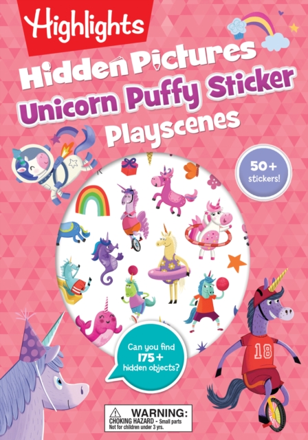 Unicorn Puffy Sticker Playscenes, Paperback / softback Book