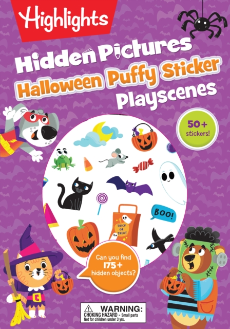 Halloween Puffy Sticker Playscenes, Paperback / softback Book