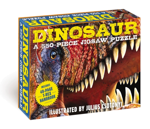 Dinosaurs: 550-Piece Jigsaw Puzzle and   Book : A 550-Piece Family Jigsaw Puzzle Featuring the T-Rex Handbook!, Jigsaw Book