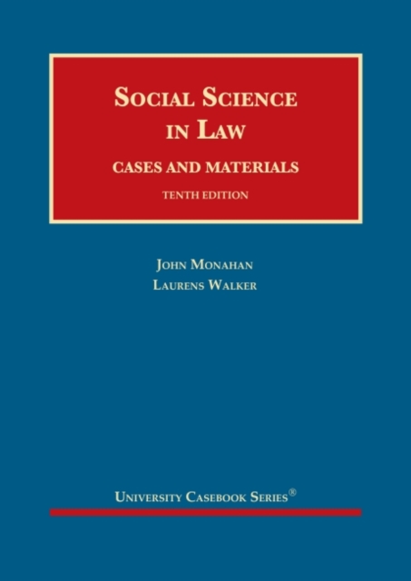 Social Science in Law : Cases and Materials, Hardback Book