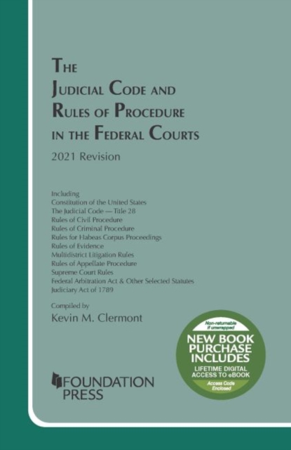The Judicial Code and Rules of Procedure in the Federal Courts, 2021 Revision, Paperback / softback Book