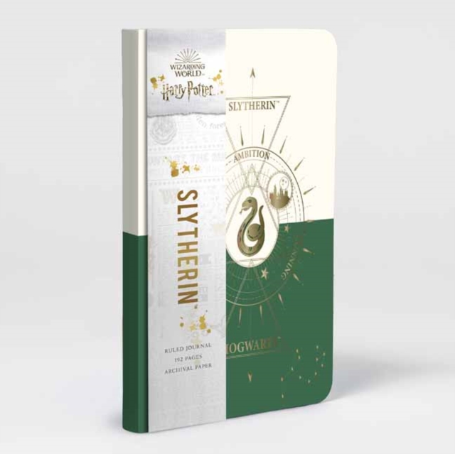 Harry Potter: Slytherin Constellation Hardcover Ruled Journal, Hardback Book
