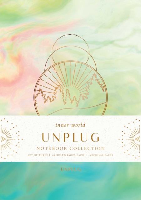 Unplug Sewn Notebook Collection : Set of 3, Paperback / softback Book