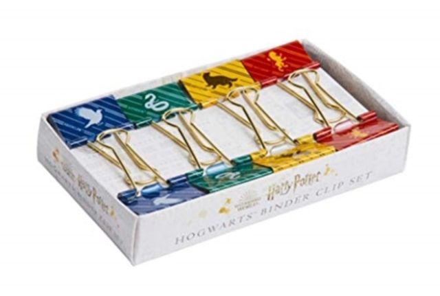 Harry Potter: Hogwarts Binder Clips : Set of 8, Other printed item Book