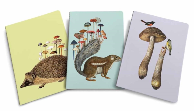 Art of Nature: Fungi Sewn Notebook Collection : Set of 3, Other printed item Book