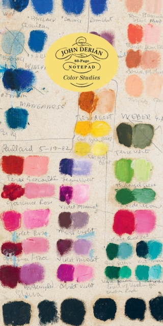 John Derian Paper Goods: Color Studies 80-Page Notepad, Paperback / softback Book