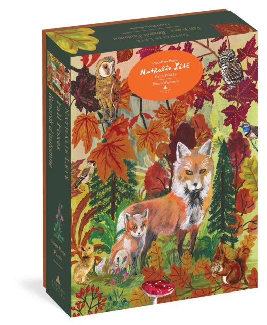 Nathalie Lete: Fall Foxes 1,000-Piece Puzzle, Multiple-component retail product Book