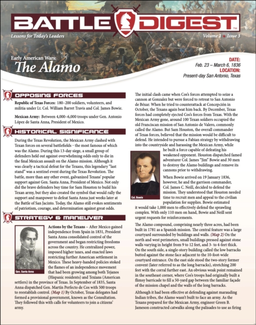 Battle Digest: The Alamo, EPUB eBook