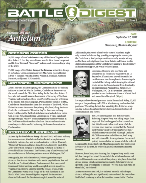 Battle Digest: Antietam, EPUB eBook