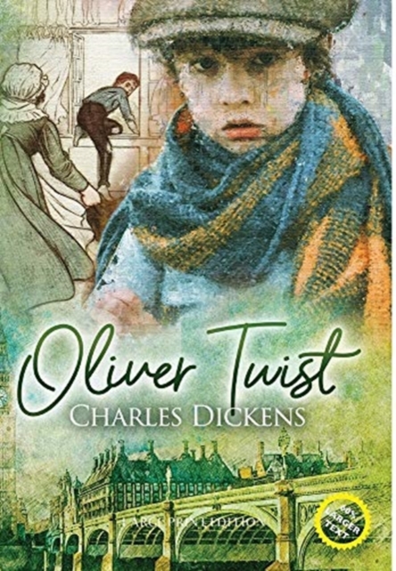 Oliver Twist (Large Print, Annotated), Hardback Book