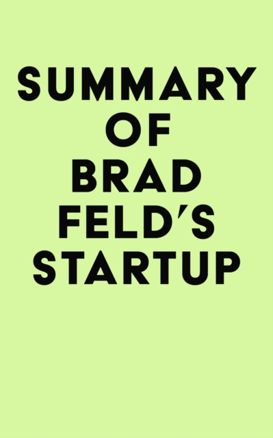 Summary of Brad Feld's Startup Communities, EPUB eBook