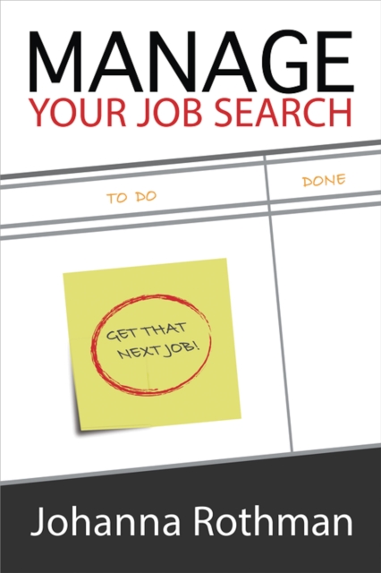 Manage Your Job Search, PDF eBook