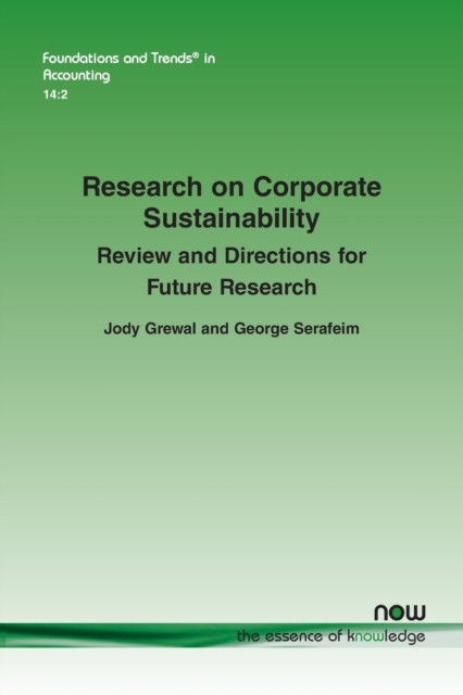 Research on Corporate Sustainability : Review and Directions for Future Research, Paperback / softback Book