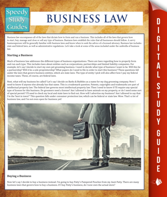 Business Law (Speedy Study Guides), EPUB eBook