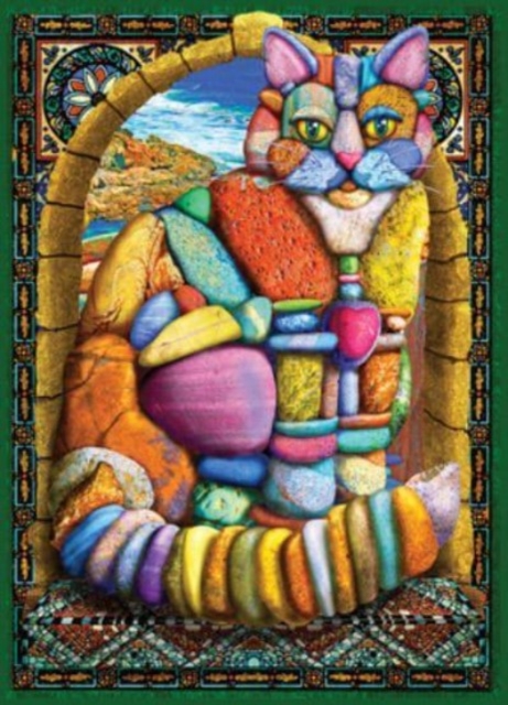 Cairn Stone Cat 1000-Piece Puzzle, Other merchandise Book