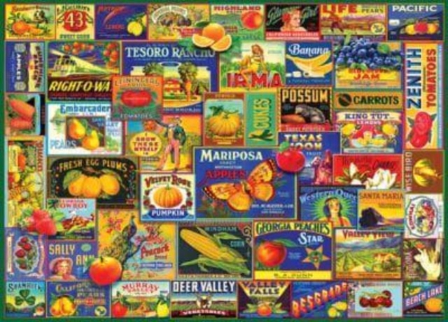 Fruits & Veggies 1000-Piece Puzzle, Other merchandise Book
