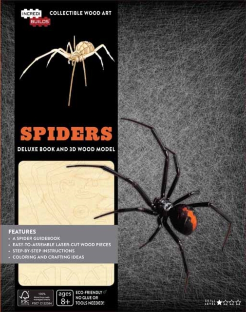 IncrediBuilds : Spiders Deluxe Book and Model Set, Kit Book
