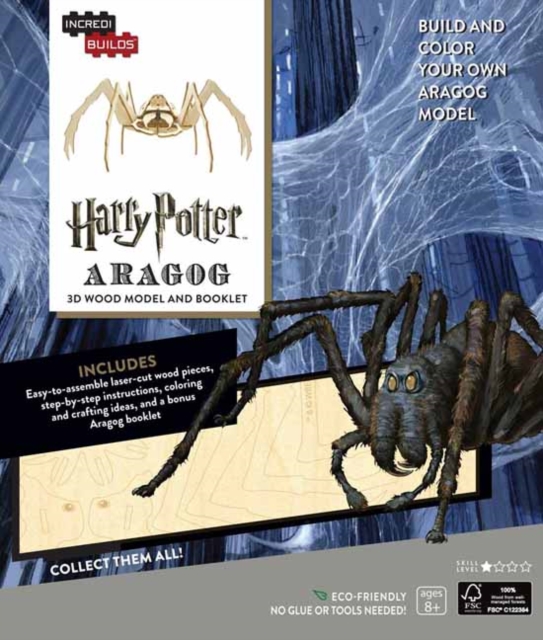 IncrediBuilds: Harry Potter : Aragog 3D Wood Model and Booklet, Kit Book