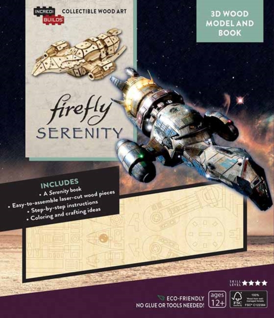 IncrediBuilds: Firefly: Serenity 3D Wood Model and Book, Kit Book