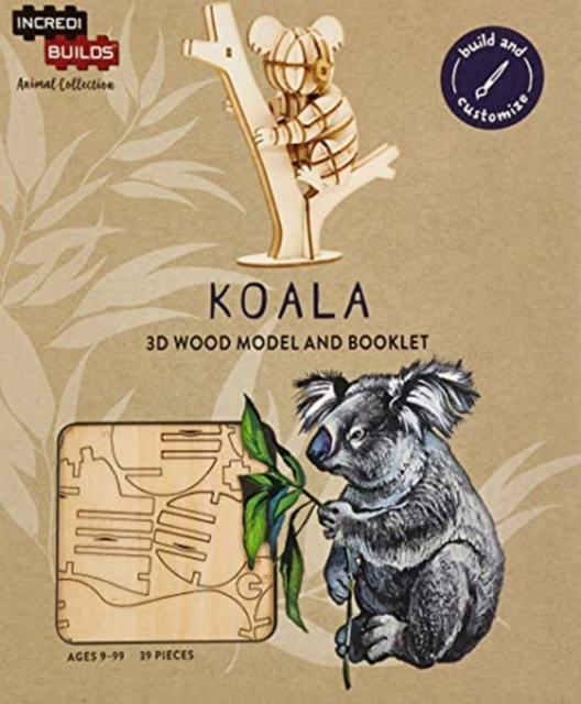 IncrediBuilds Animal Collection: Koala, Kit Book