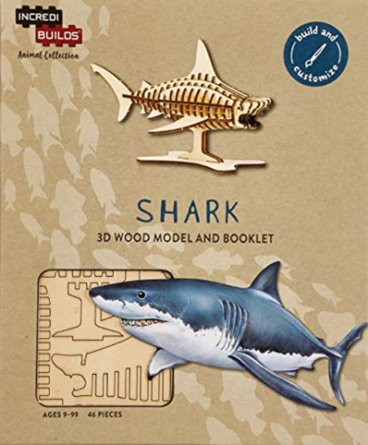 IncrediBuilds Animal Collection: Shark, Kit Book