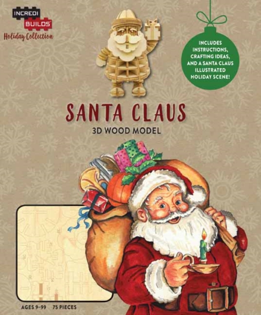 IncrediBuilds Holiday Collection: Santa Claus, Kit Book