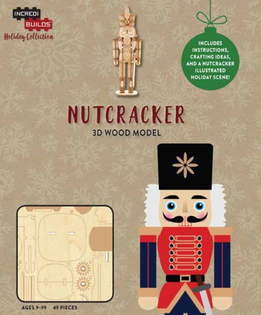 IncrediBuilds Holiday Collection: Nutcracker, Kit Book