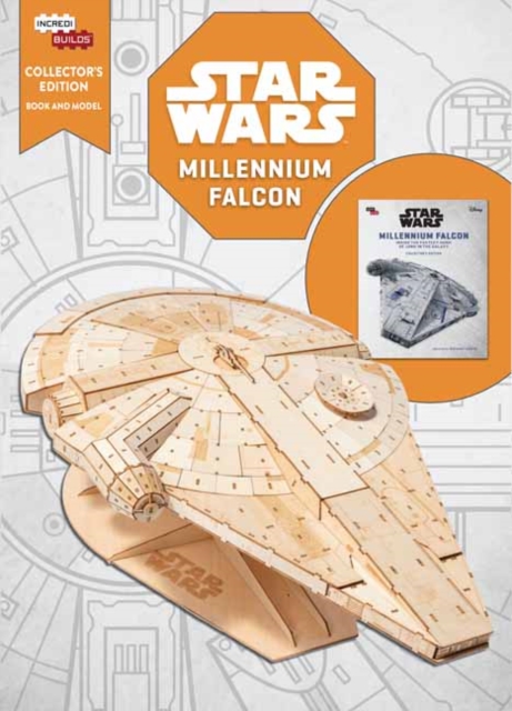 IncrediBuilds: Millennium Falcon: Collector's Edition Book and Model, Kit Book