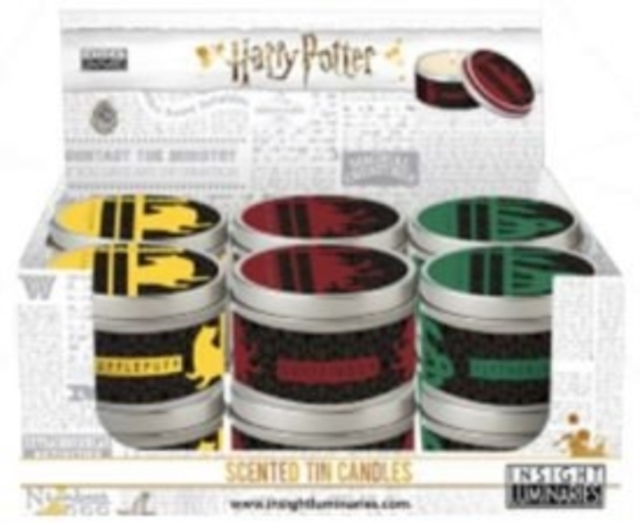 Harry Potter: Mixed Scent Tin Candles 12-pack, Other book format Book