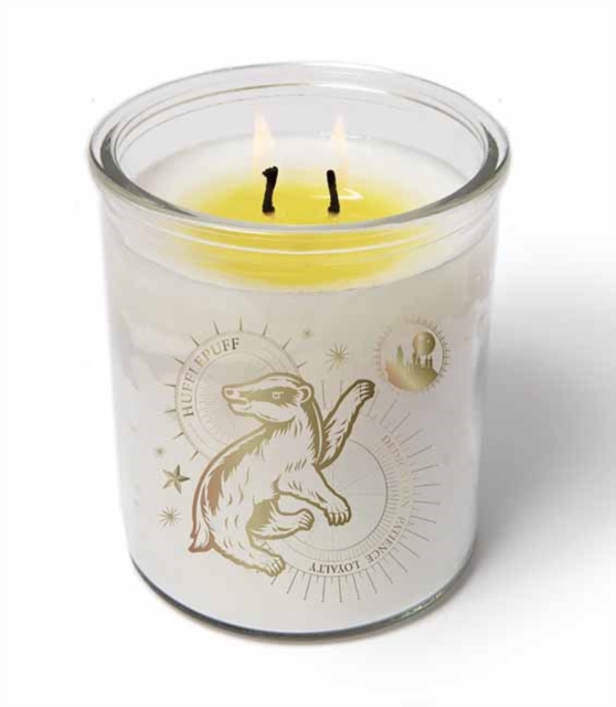 Harry Potter: Magical Colour-Changing Hufflepuff Candle (10 oz), Miscellaneous print Book