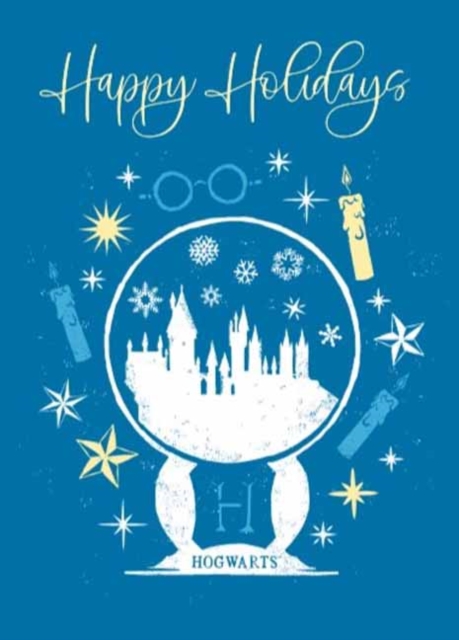 Harry Potter: Hogwarts Snow Globe Embellished Card, Cards Book
