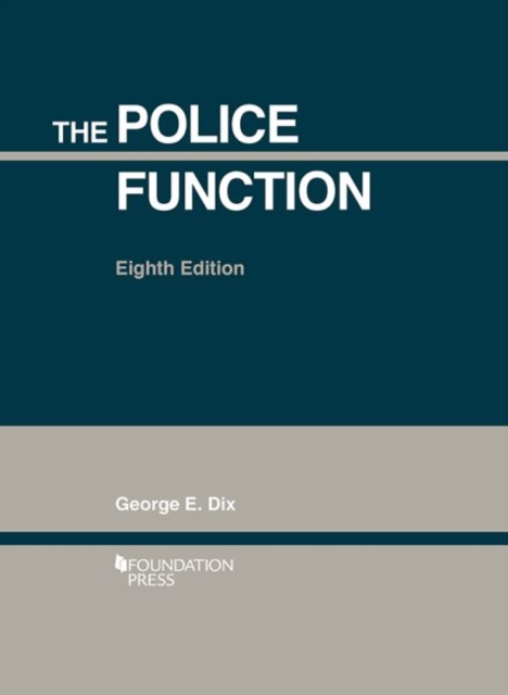 The Police Function, Paperback / softback Book